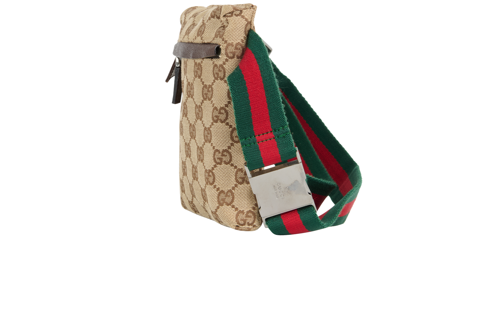 GG Belt Bag, &pound;350, Handbags, Brown, Canvas, Bottom view
